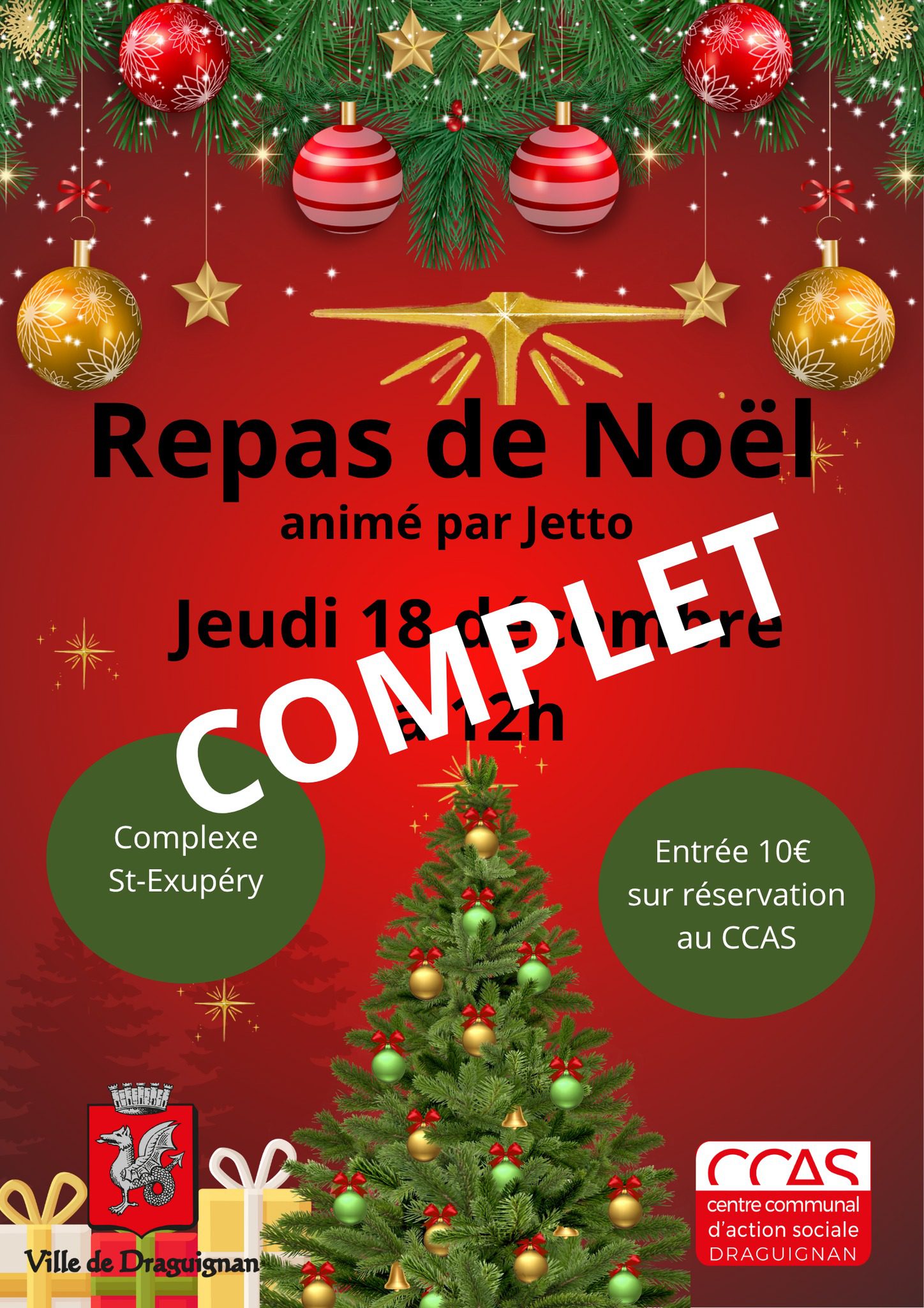 Repas de Noël dansant - COMPLET