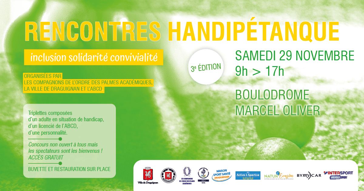 Rencontres handipétanque