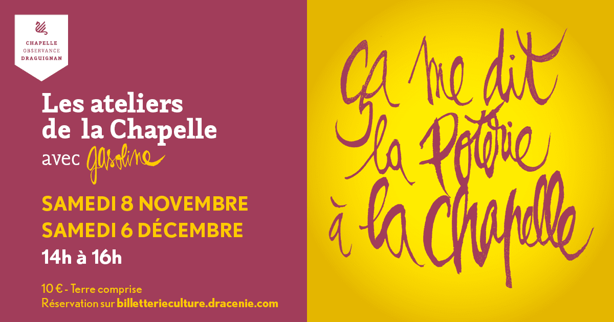 Les ateliers poterie de la Chapelle