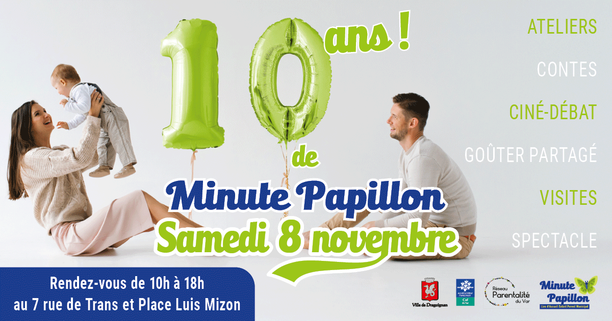 Fête des 10 ans du LAEP Minute Papillon