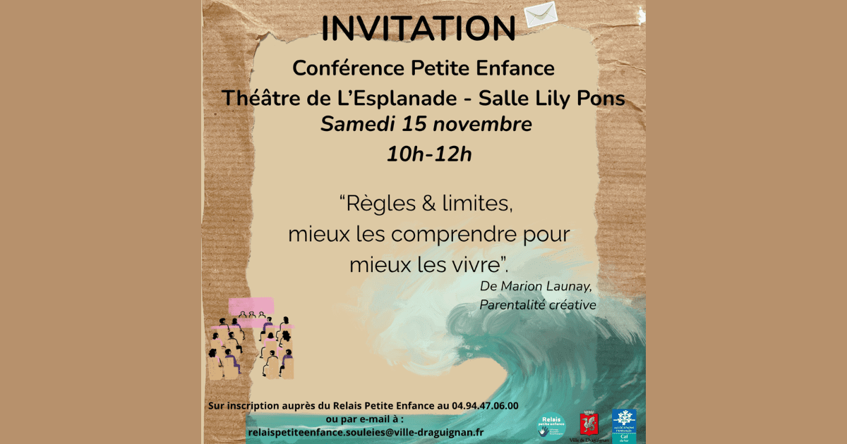 Conférence Petite enfance - Règles & limites, mieux les comprendre pour mieux les vivre